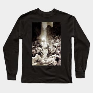 Alphonse Mucha - La Pater #4 - Art Nouveau Long Sleeve T-Shirt